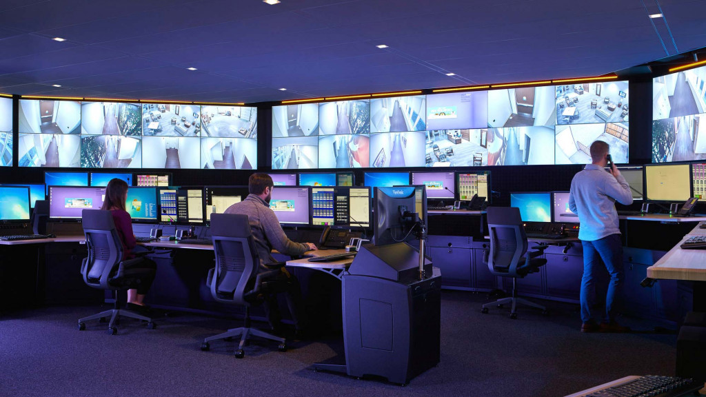 Security operations center monitoring live systems
